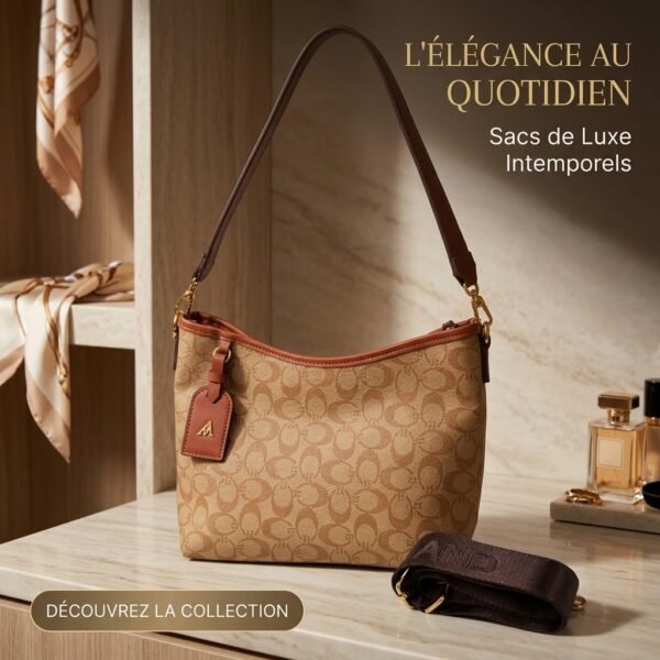Cuir Imprime Marron